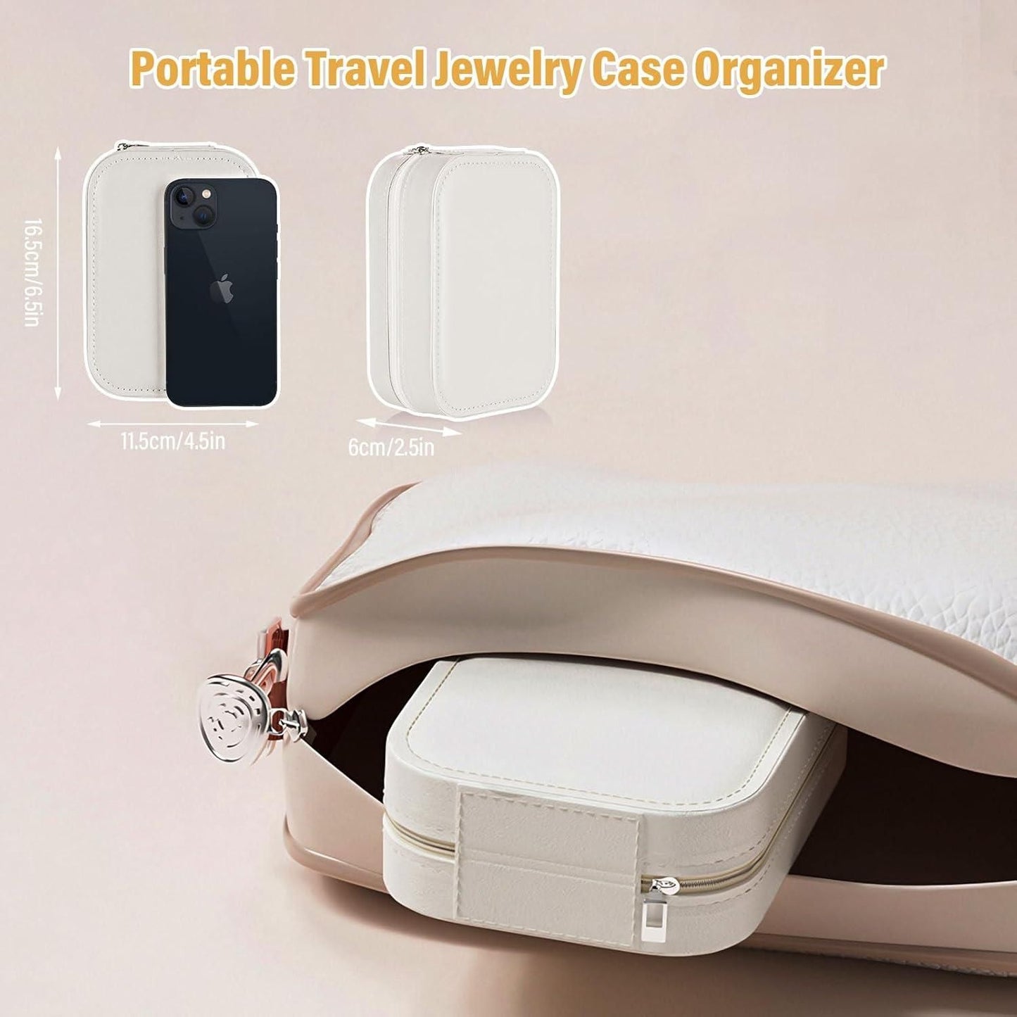 LuxeGlow Jewellry Box (with LED Mirror)