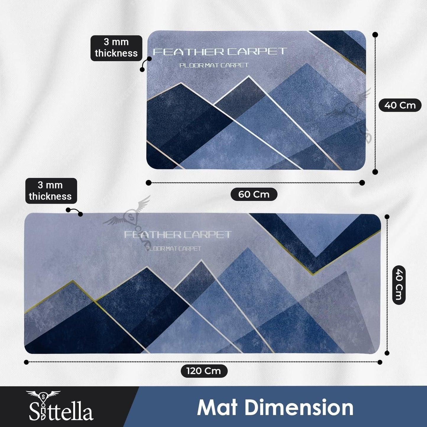 Rubber Floor Mat with Runner