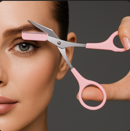 Eyebrow Trimmer with Comb Set